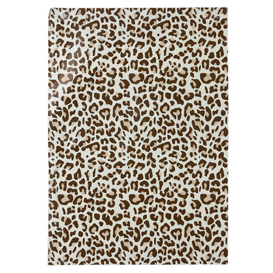 100x verzendzakken Leopard Medium