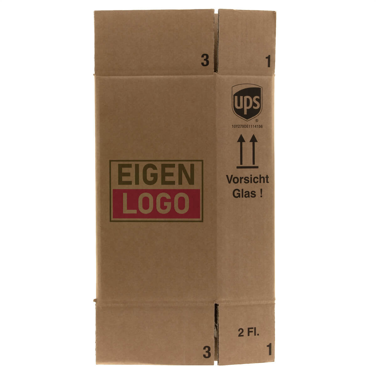 Wijndoos bedrukken + gratis 2-fles inlay