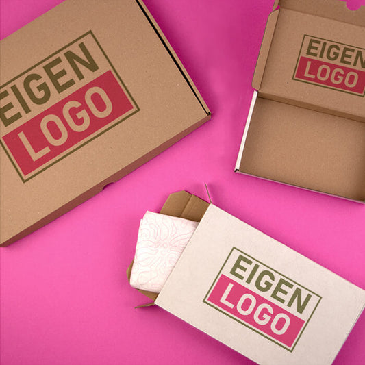 Brievenbusdozen Zijlader Wit A5 bedrukken