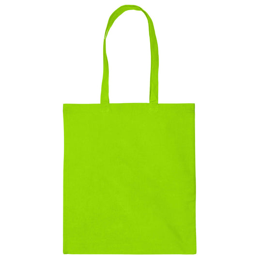 25x katoenen tas Lime Groen 38x42cm
