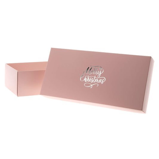 20x Kerst Geschenkdoos Roze 355x168x94mm