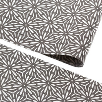 Vloeipapier 50x70cm Flower Power Zwart