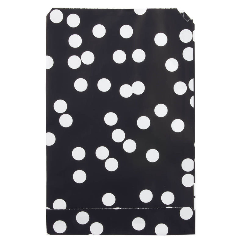 200x Papieren Zakjes Dots 17x25cm