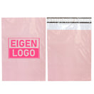Roze verzendzakken bedrukken met NEON Small