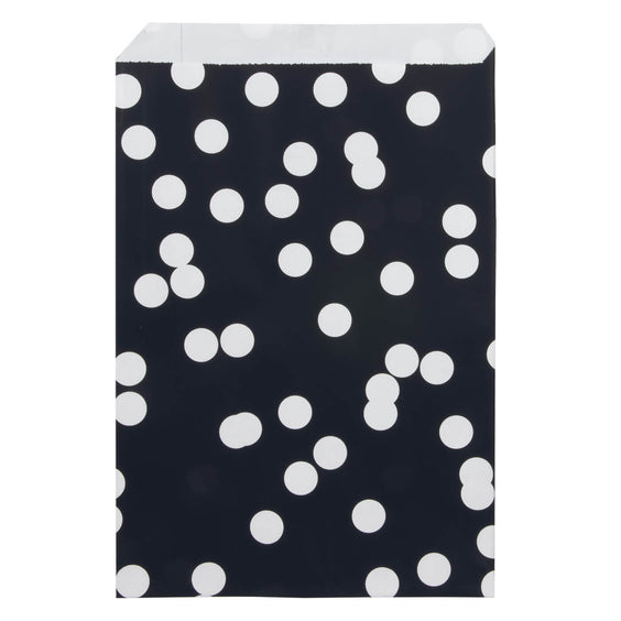 200x Papieren Zakjes Dots 17x25cm