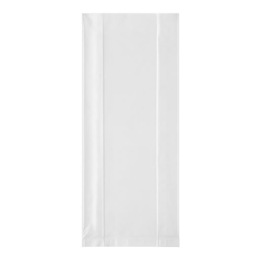1000x plastic zakken LDPE 14/32+4cm 20my