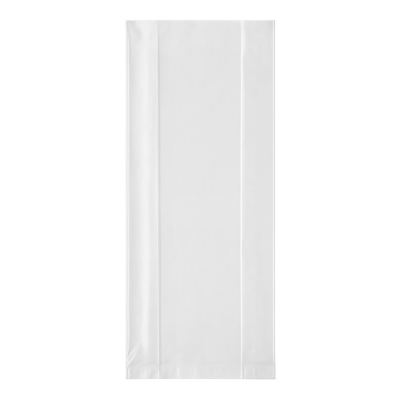 1000x plastic zakken LDPE 14/32+4cm 20my