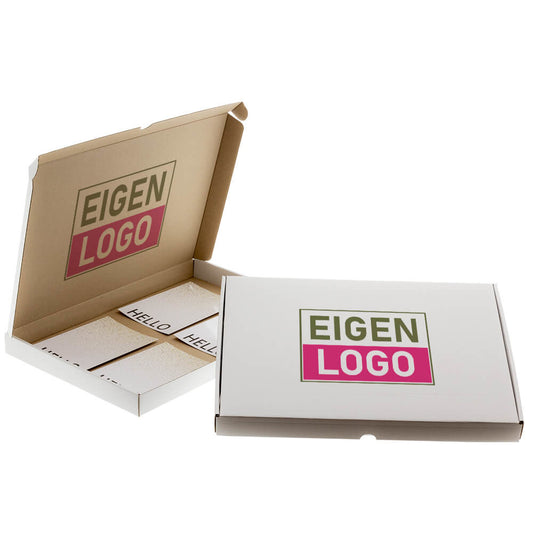 Brievenbusdozen Bovenlader Wit A4+ bedrukken