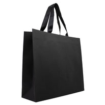 10x cadeautasjes Mat Zwart A3