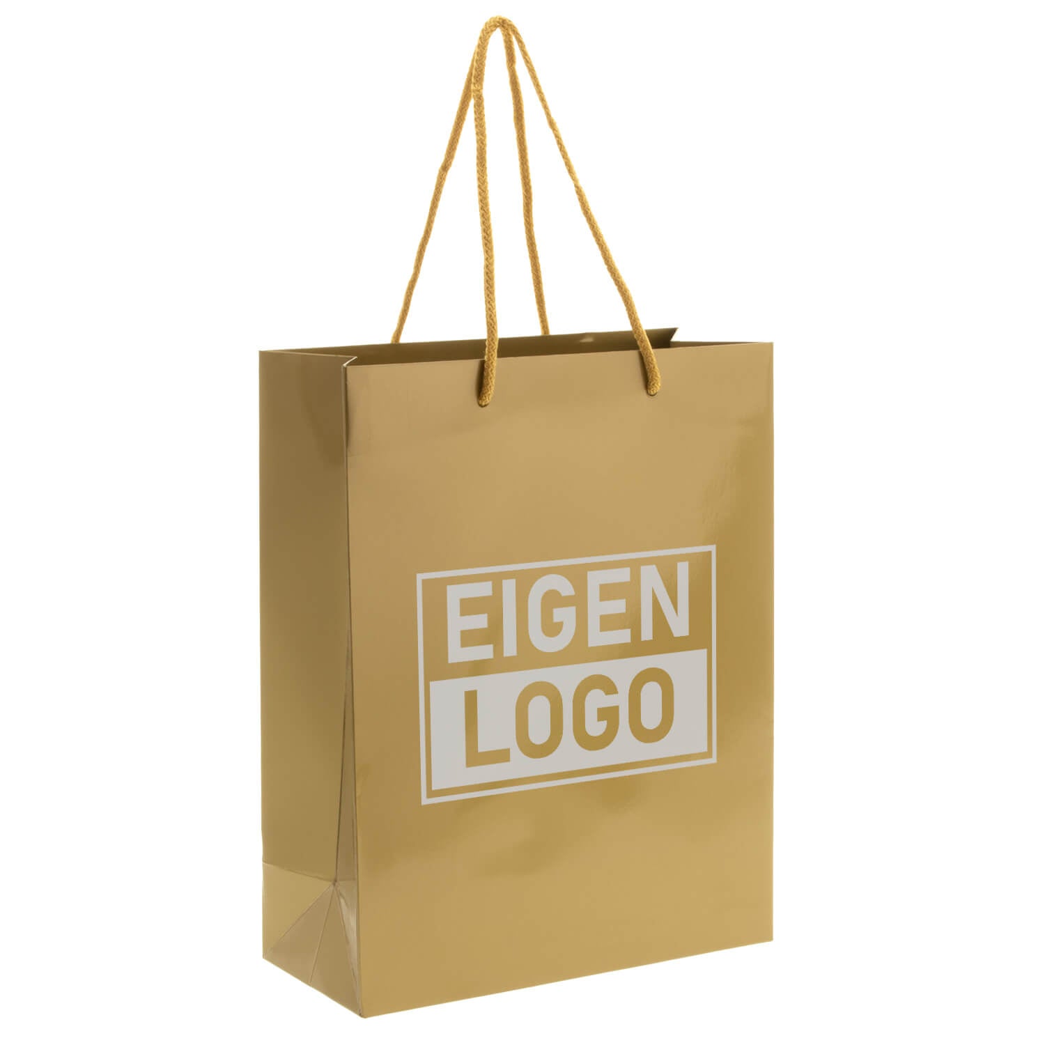 Cadeautasje bedrukken Goud A4