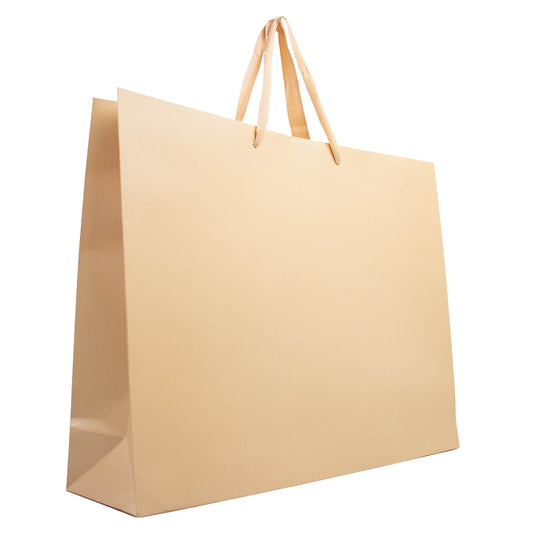 10x cadeautasjes Warm Sand Extra groot