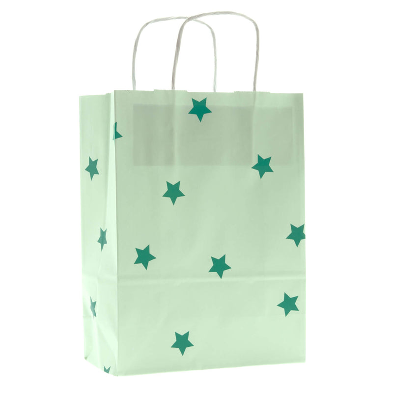 50x papieren tasjes Stars A5