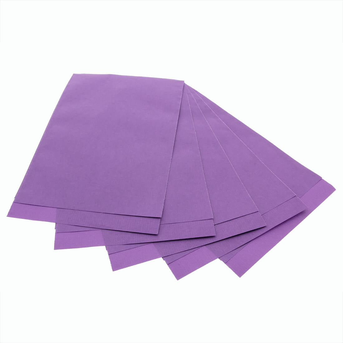 200 x Papieren Zakjes Paars 17x25cm