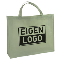 Shopper bedrukken Groen non woven 54x14x45cm - Spoed