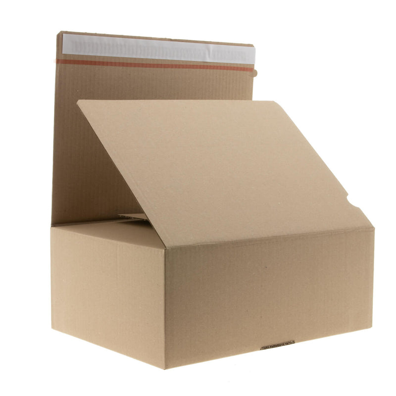 Verzenddozen met autolock bodem 350x256x135mm