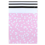 100x verzendzakken Dots Roze Medium