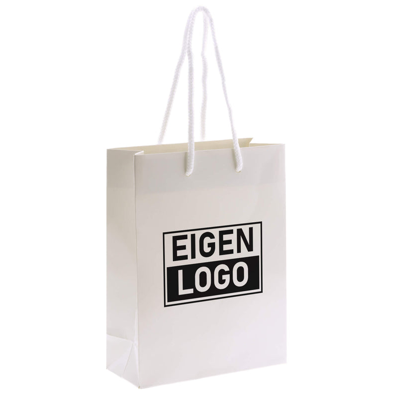 Cadeautasje bedrukken Wit A5