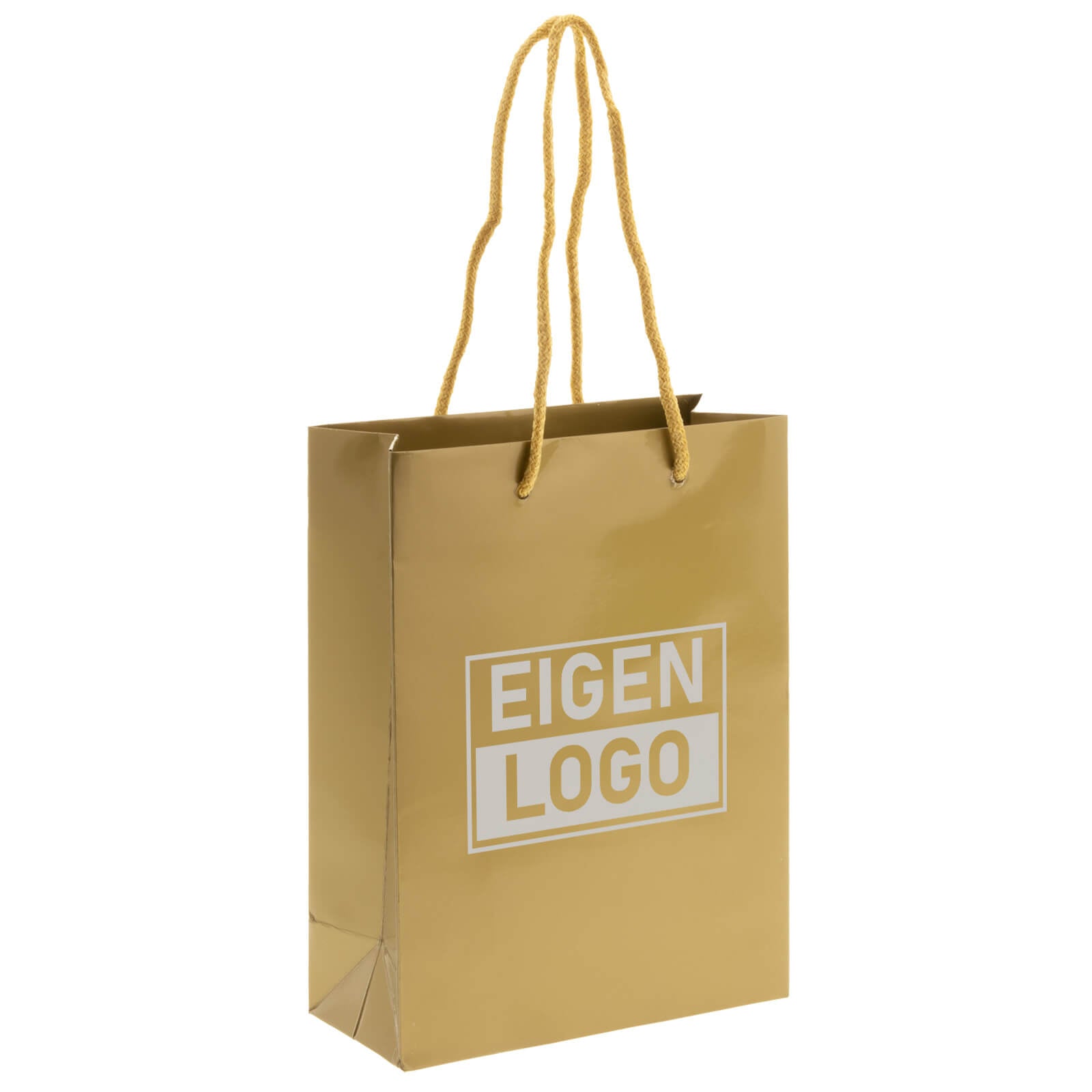 Cadeautasje bedrukken Goud A5