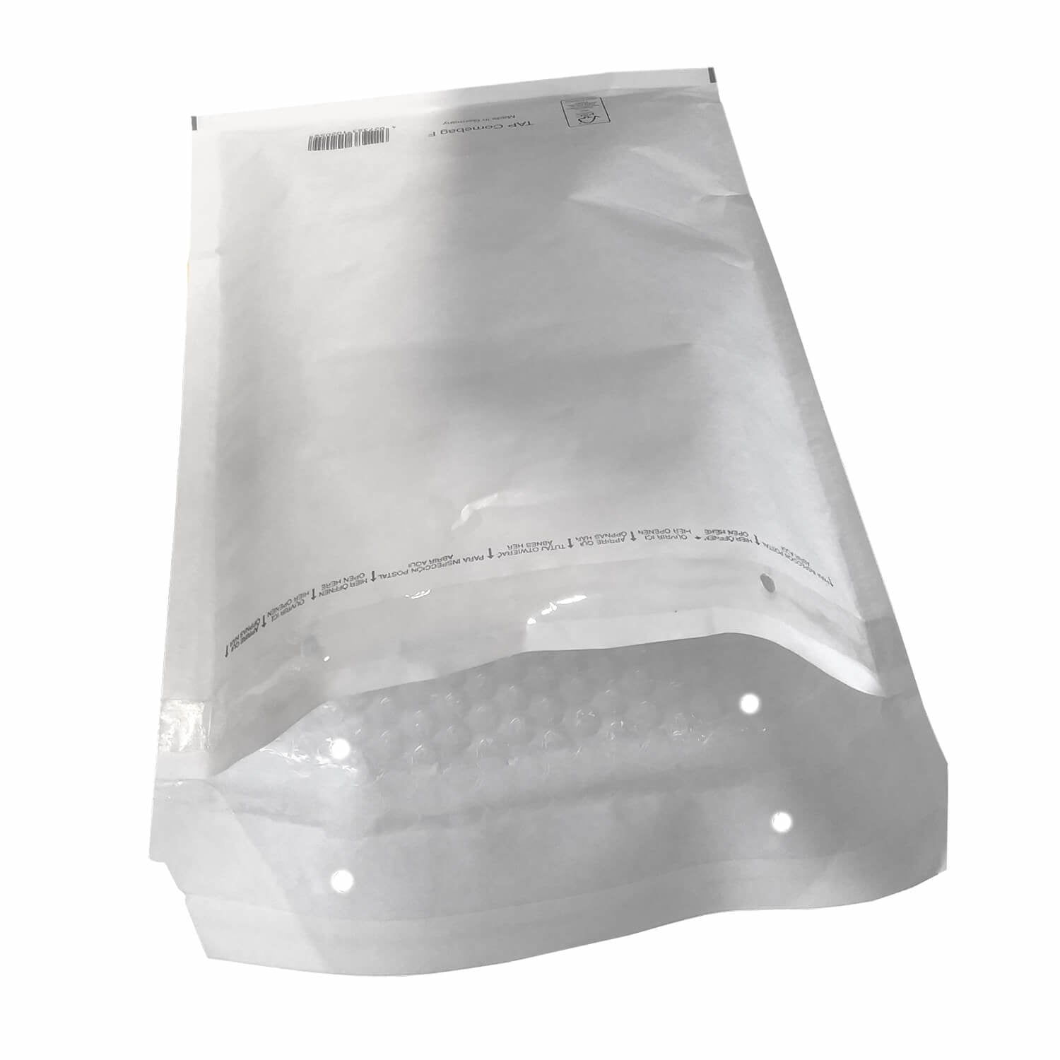 100x bubbel envelop H Wit A4+ binnenmaat 27x36cm