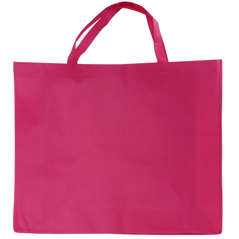 10x Shopper Fuchsia non woven 54x14x45cm