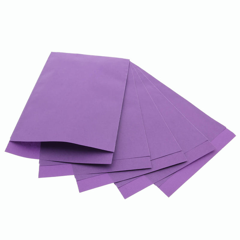 200 x Papieren Zakjes Paars 17x25cm
