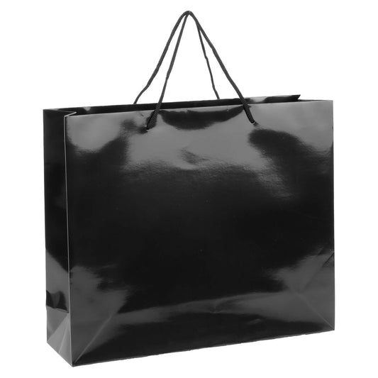 10x cadeautasjes Zwart A3