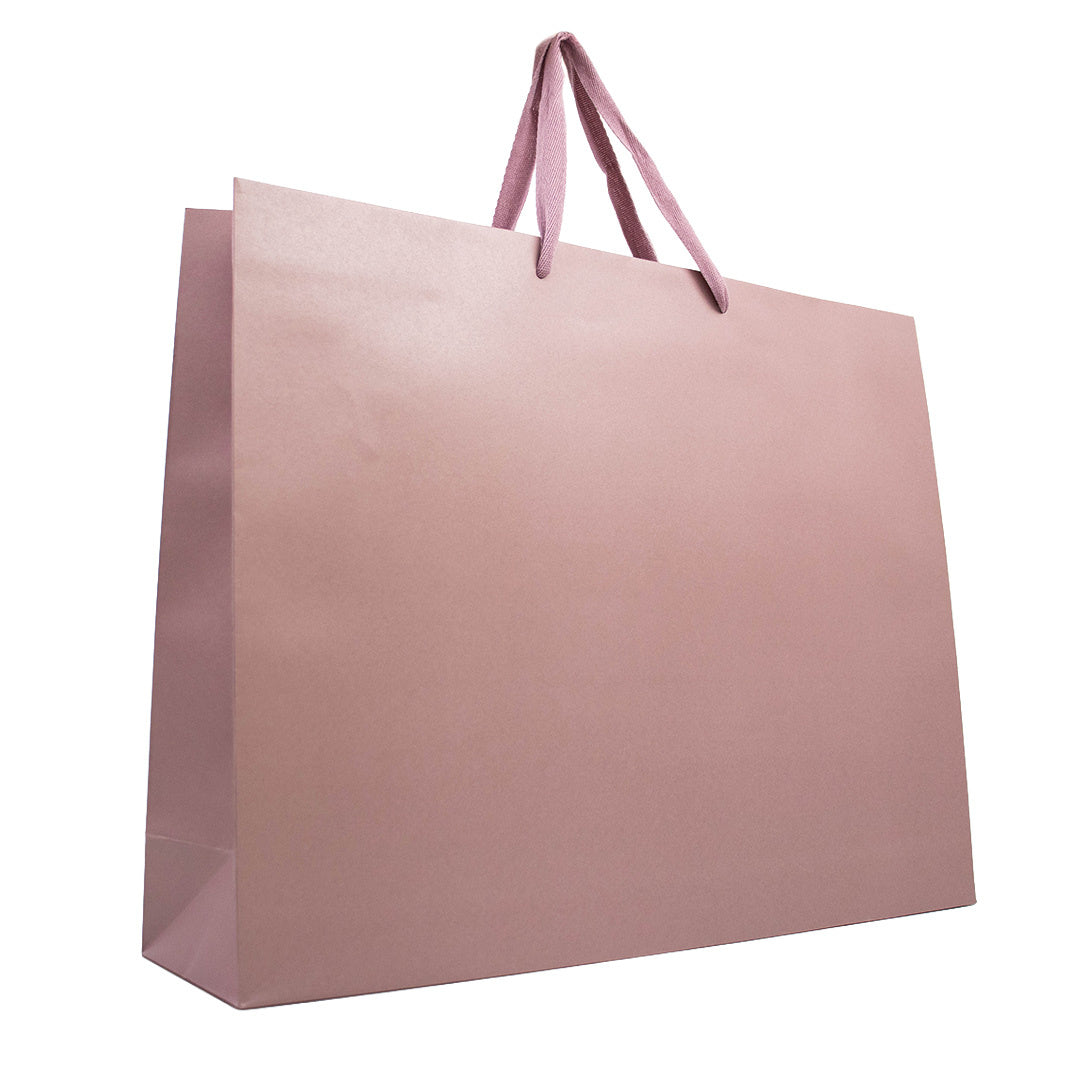 10x cadeautasjes Dusty Rose Extra groot