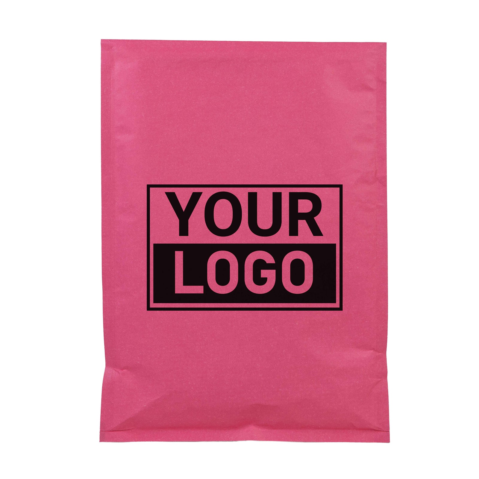 Roze bubbel envelop G bedrukken