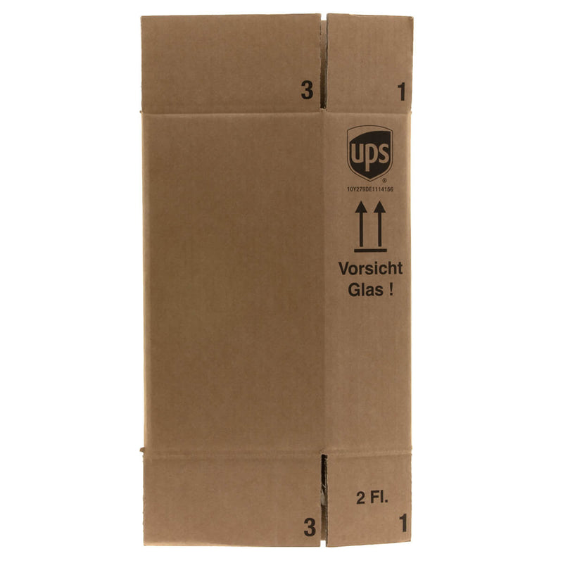 10x Wijnverzenddoos met 2-fles inlay