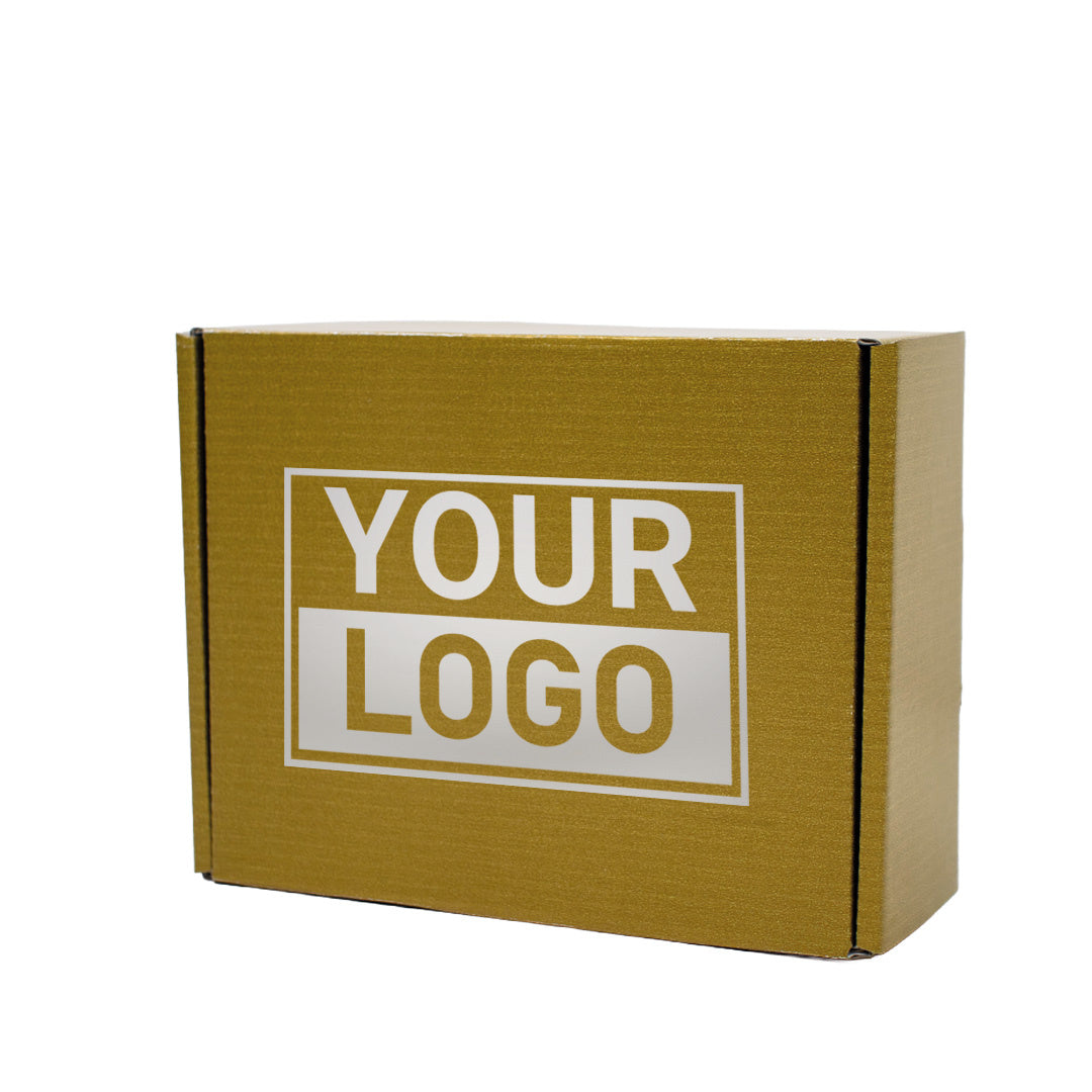 Postdozen bedrukken Goud 160x130x90mm