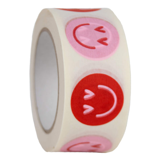 Papieren tape 'Smiley' 50mmx50mtr