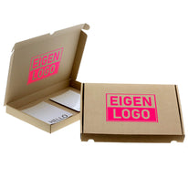 Brievenbusdozen  bedrukken met NEON - Bruin A4
