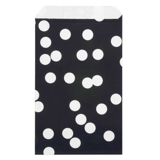 200x Papieren Zakjes Dots 12x19cm