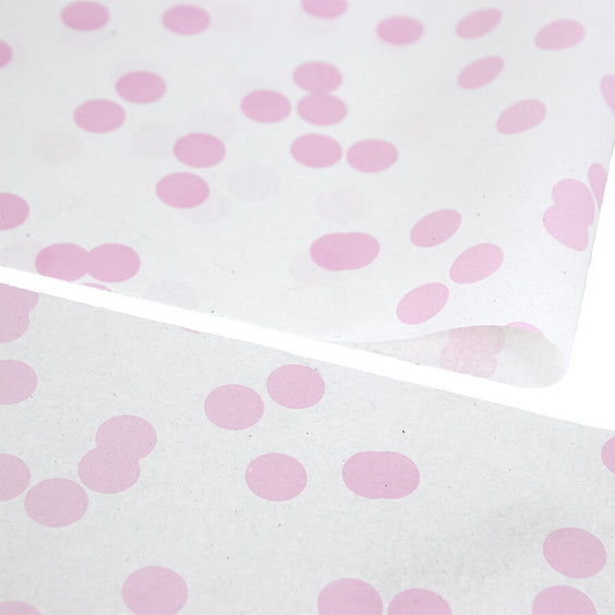 Vloeipapier 35x50cm Dots Roze