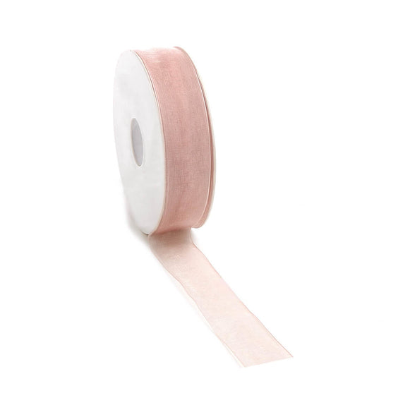 Organza lint Nude 25mm x 50m