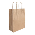50x Papieren tassen 25x11x32cm met gedraaid handvat