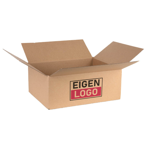 Dozen bedrukken Bruin 450x350x180mm