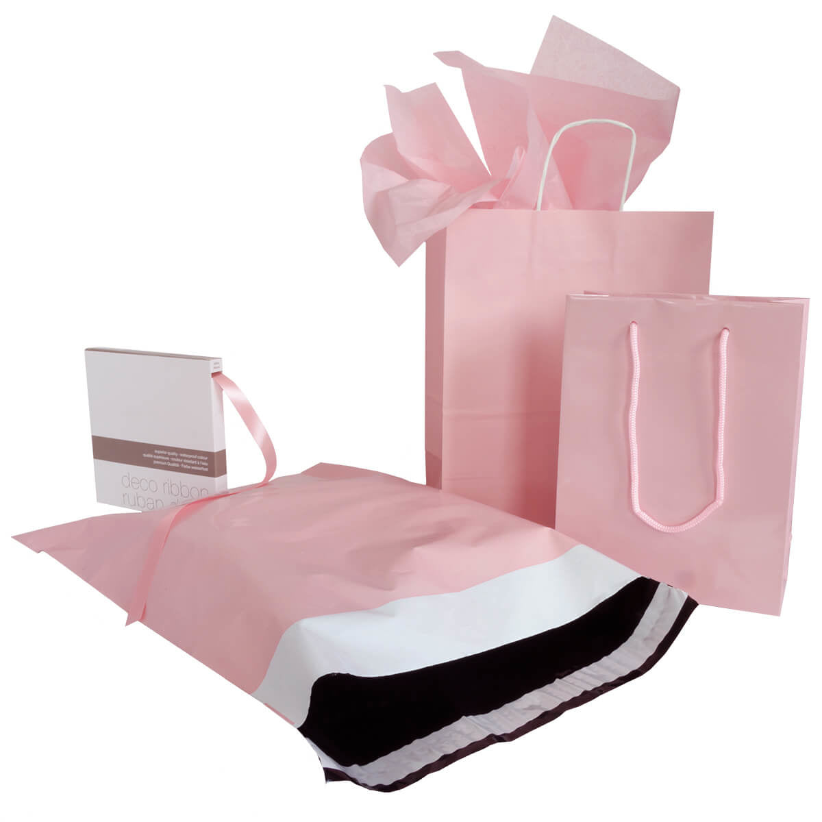 Lint satijn Zacht Roze MEDIUM (15mm x 100m)