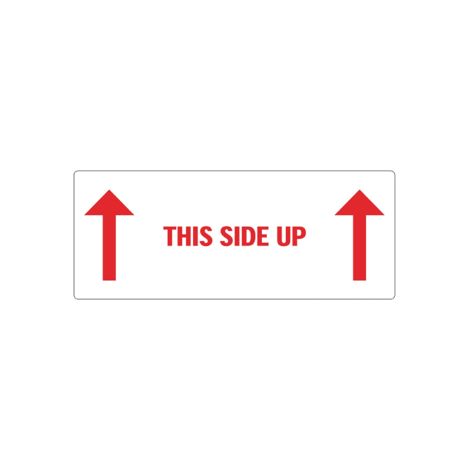 500x Etiket 'This side up'