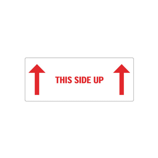 500x Etiket 'This side up'
