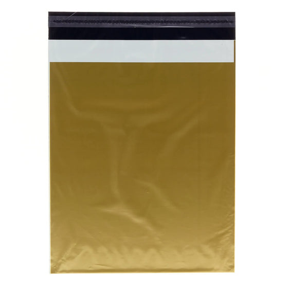 100x verzendzakken Goud Medium Staand