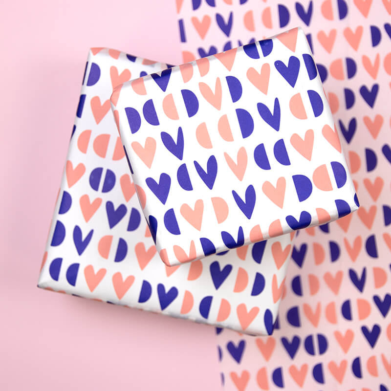 Vloeipapier 35x50cm Happy Hearts