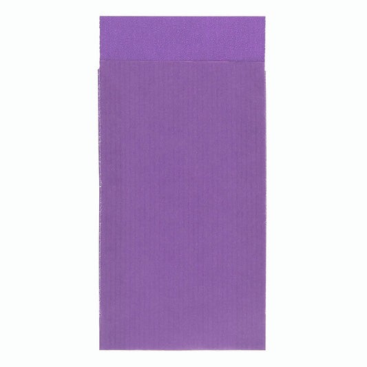 200 x Papieren Zakjes Paars  7x13cm
