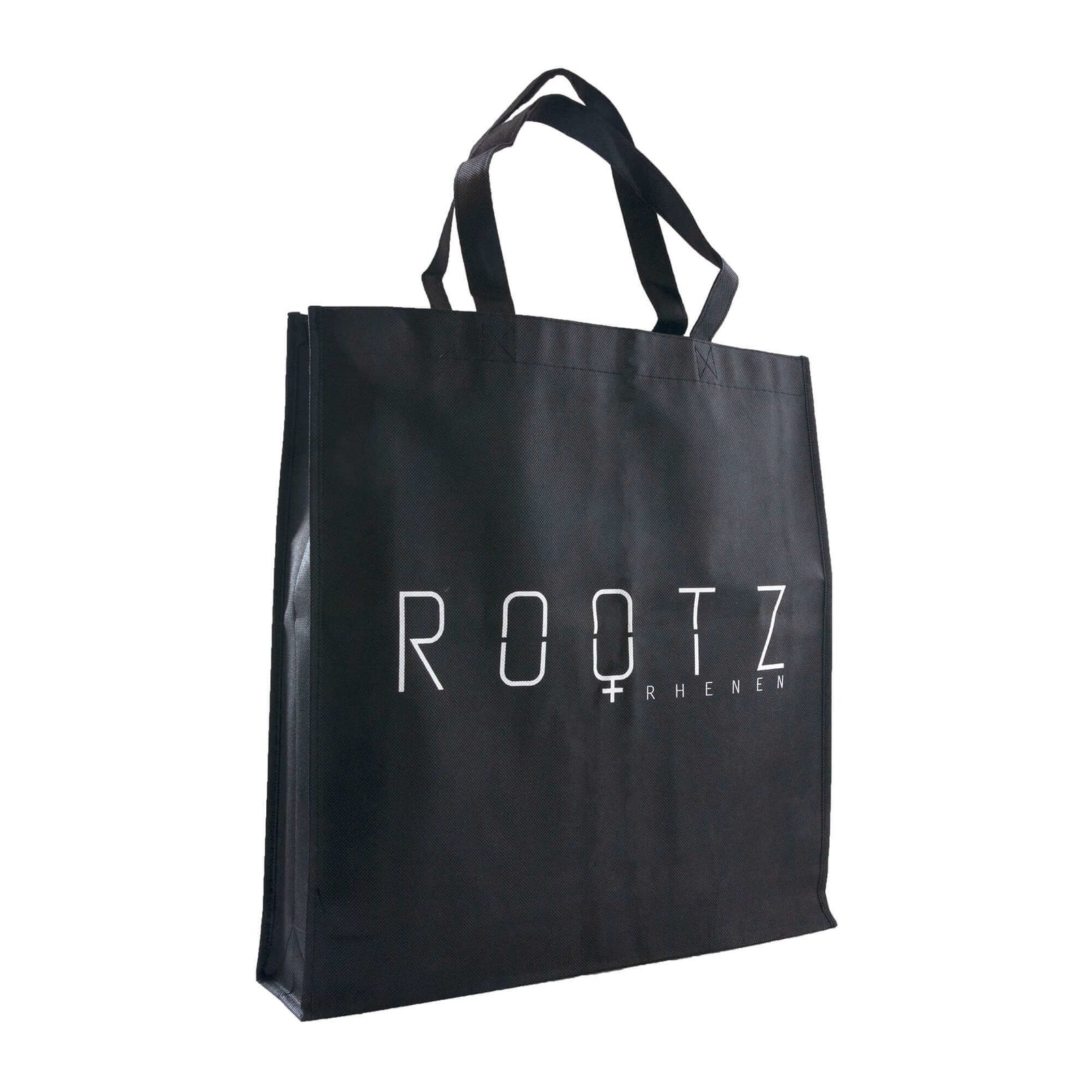 10x Shopper bedrukken Zwart non woven 40x9x42cm - Spoed