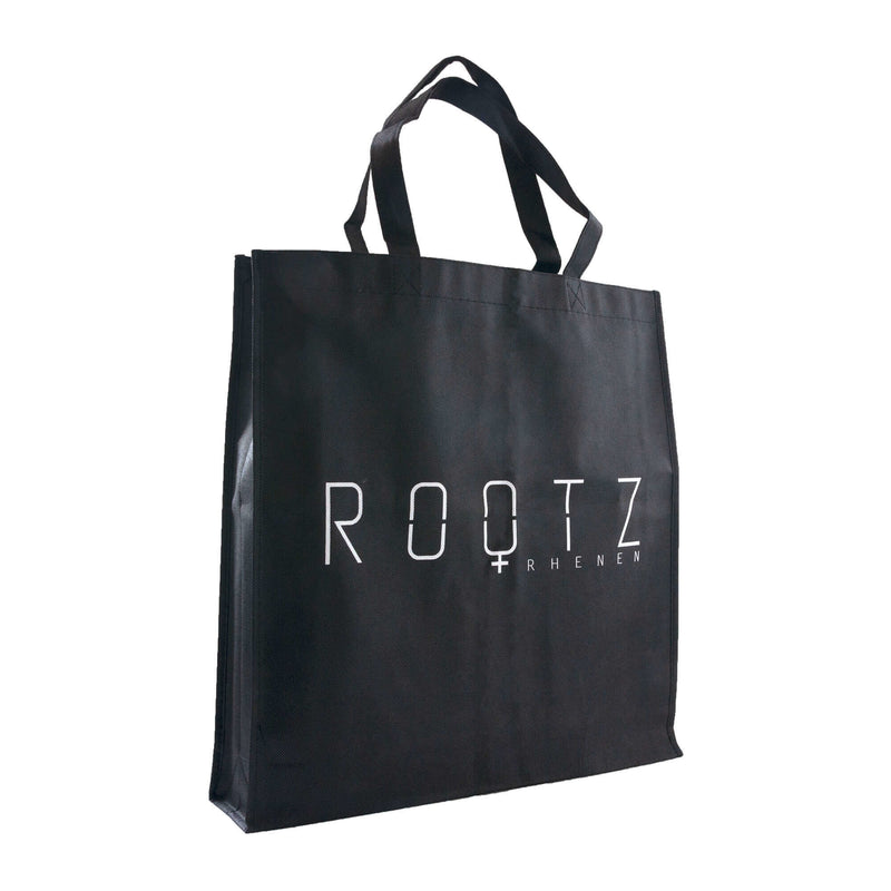 10x Shopper bedrukken Zwart non woven 40x9x42cm - Spoed