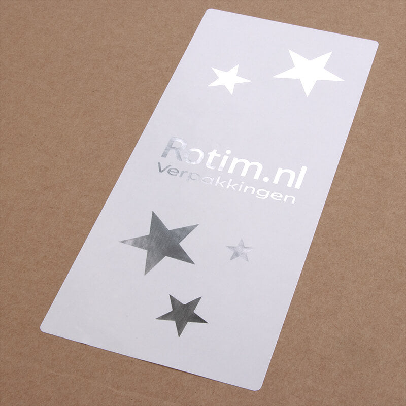 Sluitstickers laten drukken - Metallic