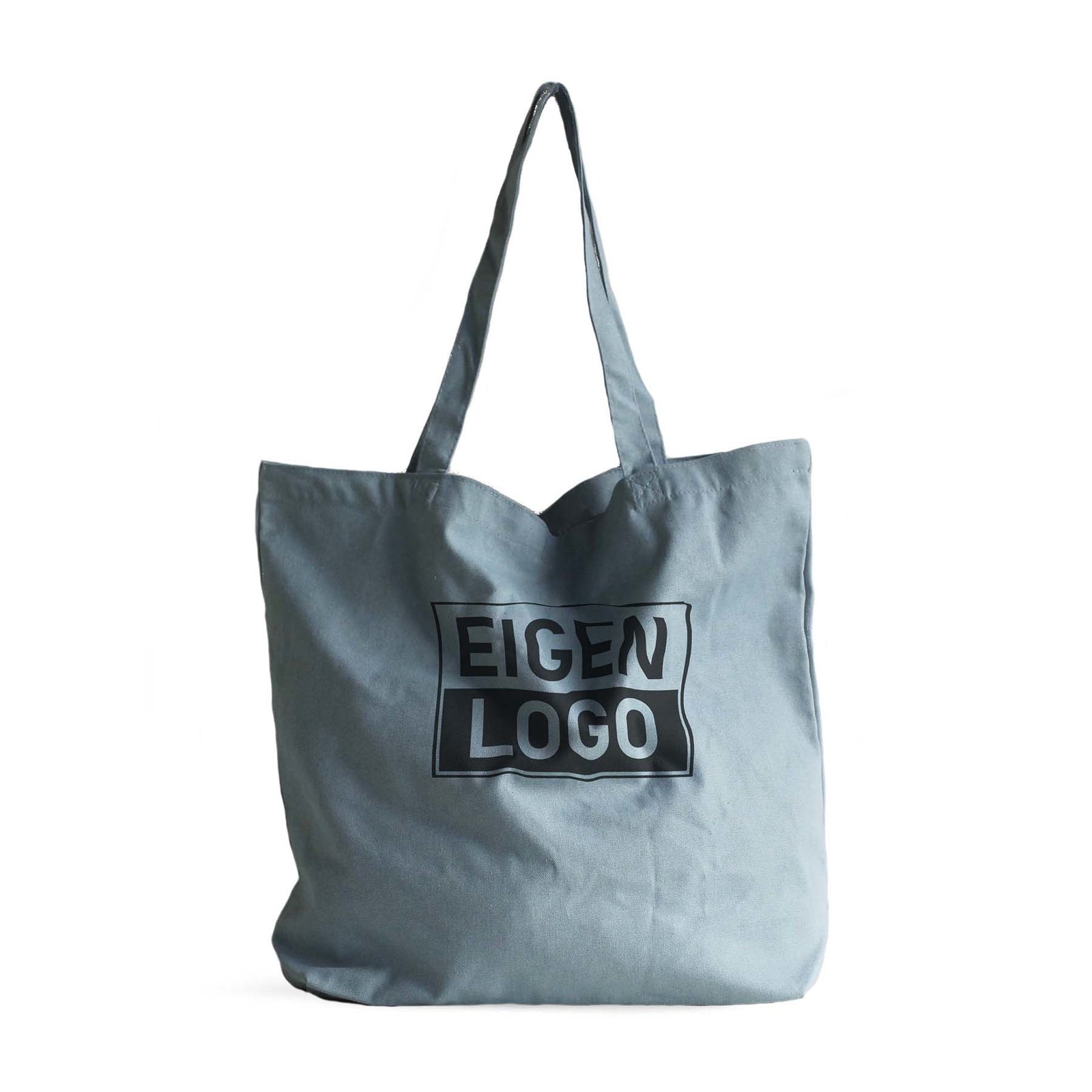 Katoenen tas bedrukken 54x48+14cm Blauw - Spoed