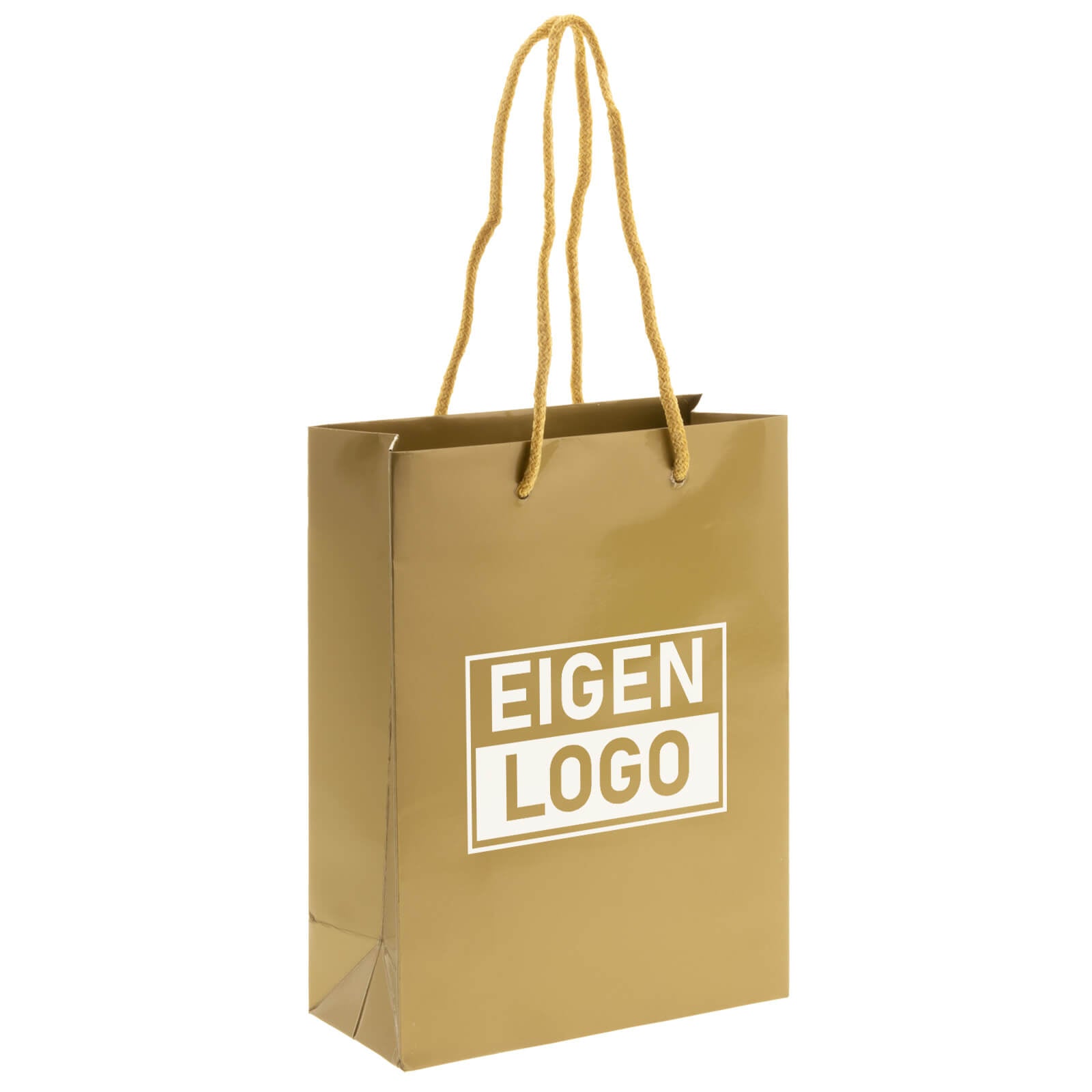 Cadeautasje bedrukken Goud A5