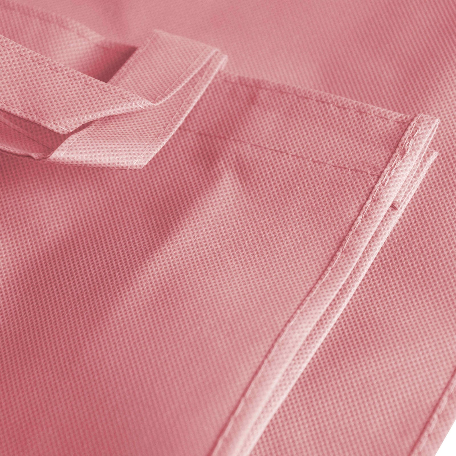 10x Shopper Oud Roze non woven 42x12x35cm