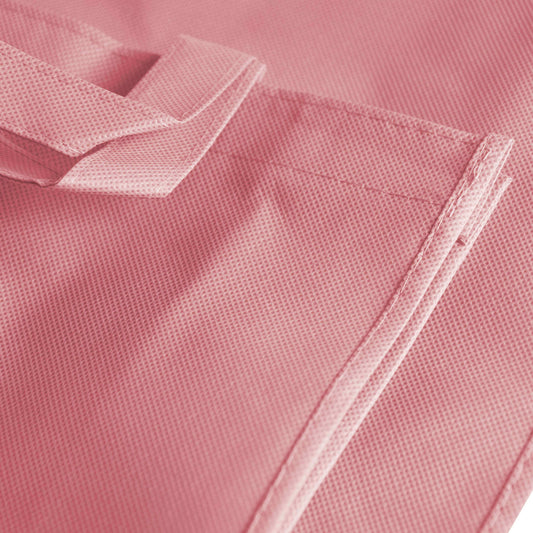 10x Shopper Oud Roze non woven 42x12x35cm